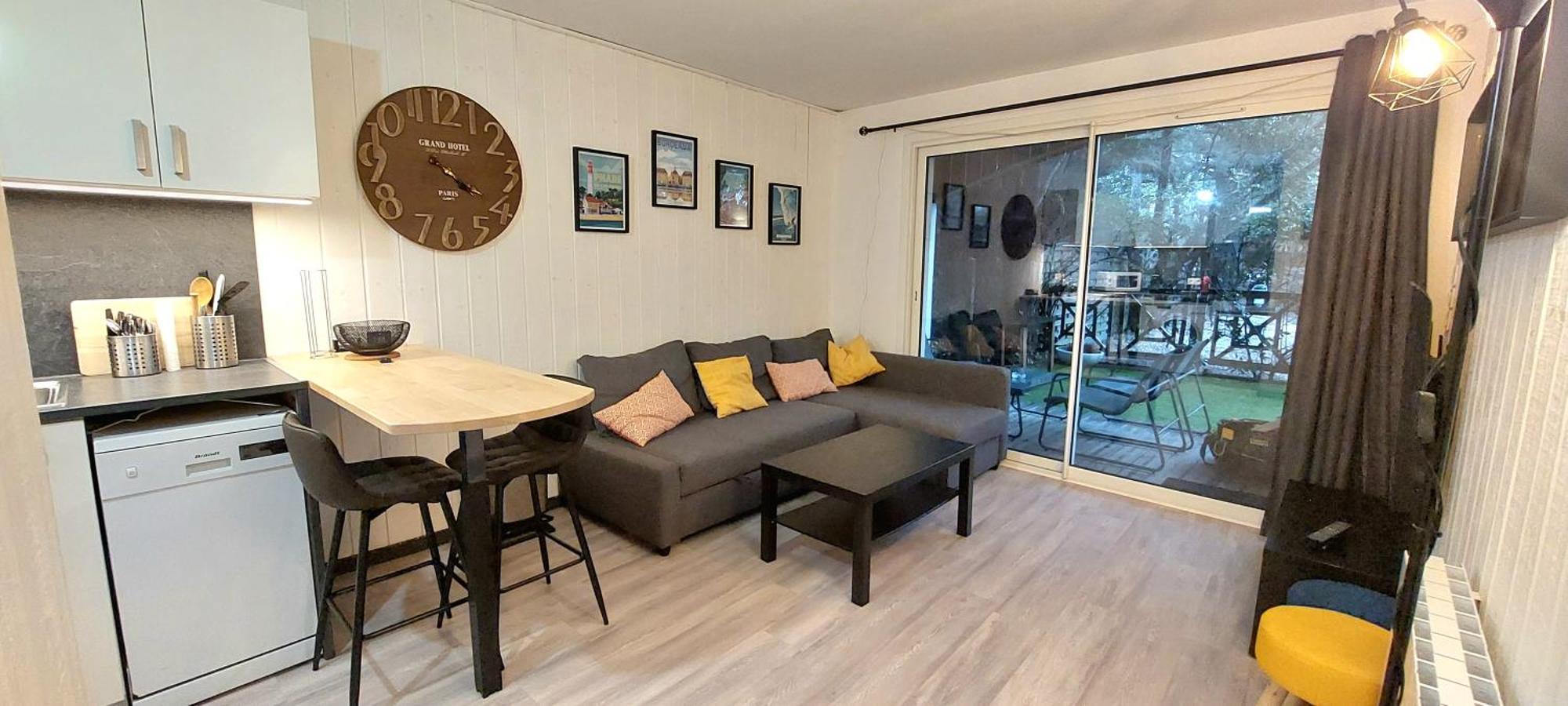 Apartmán Bassin D'Arcachon Ares Charmant T2 Jardin Exteriér fotografie